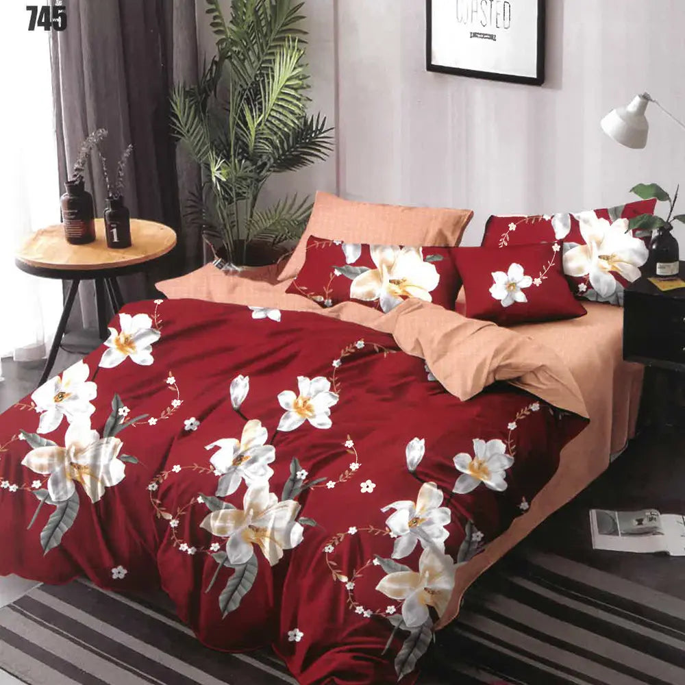 Lenjerie Super Elegant Pucioasa 745 rosu 6 piese (Finet)