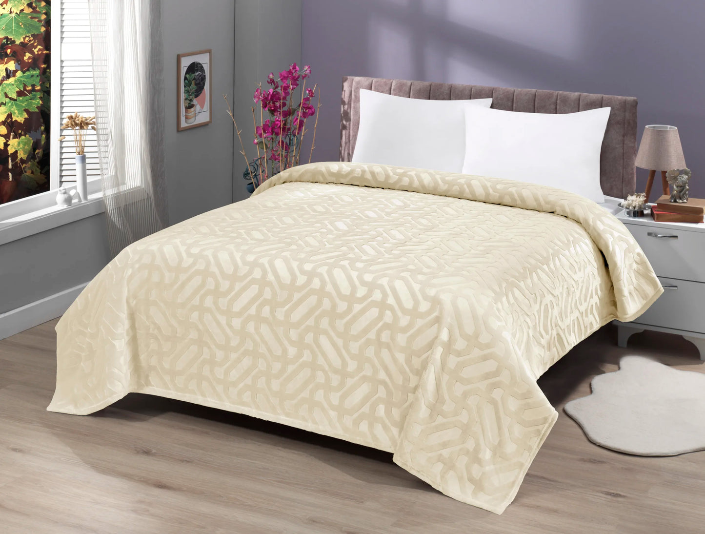 Patura Embosata Prime cocolino 533 bej 200x220cm