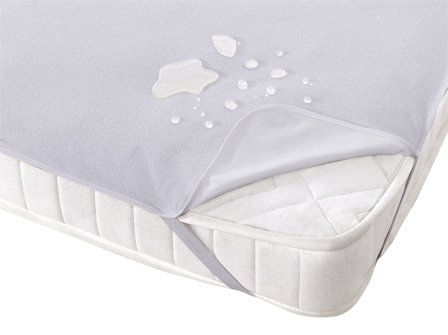 Protectie saltea 140x200cm impermeabila bumbac frotir Alb PIF140