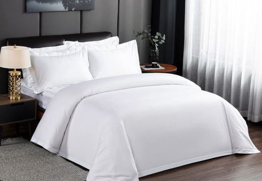 Set 10 Lenjerii hoteliere single Percale Premium Bumbac (Pat o persoana)