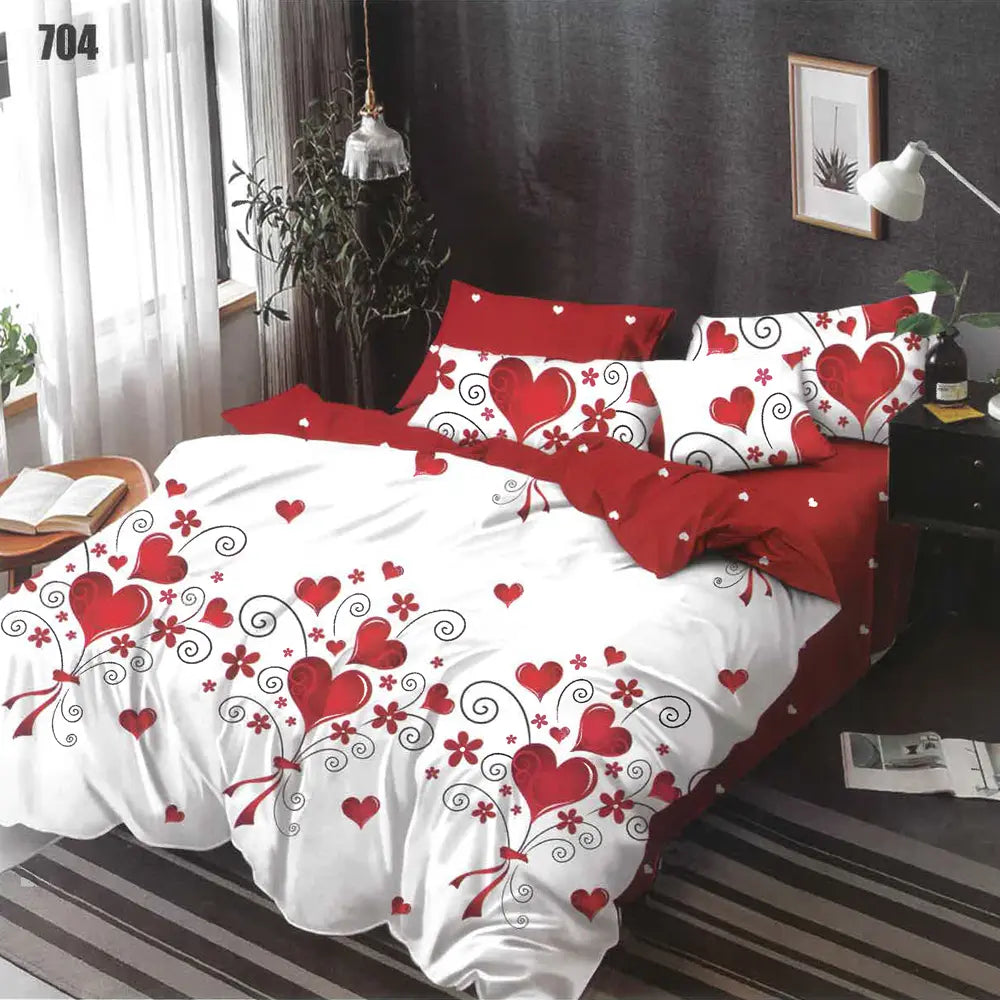 Lenjerie Super Elegant Pucioasa 704 rosu 6 piese (Finet)