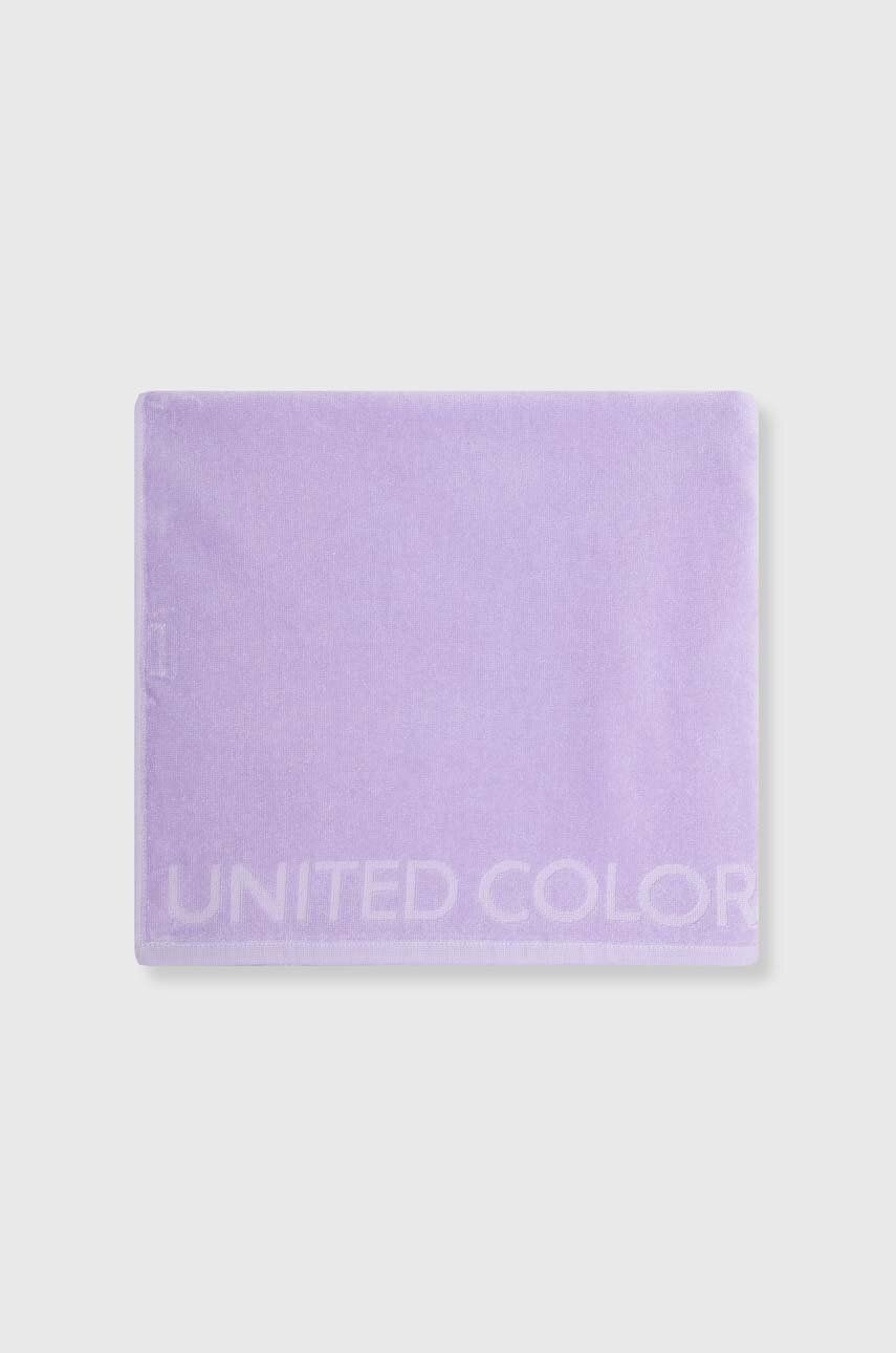 United Colors of Benetton Prosop Plaja 100x170 cm 100% Bumbac Lila