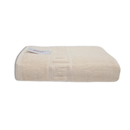 Prosop Bumbac 70×130cm 550 gr/mp Greek Border Ivory