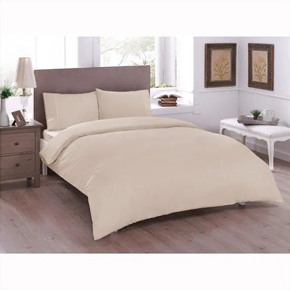 Lenjerie de pat Basic bej TAC (Bumbac Ranforce)