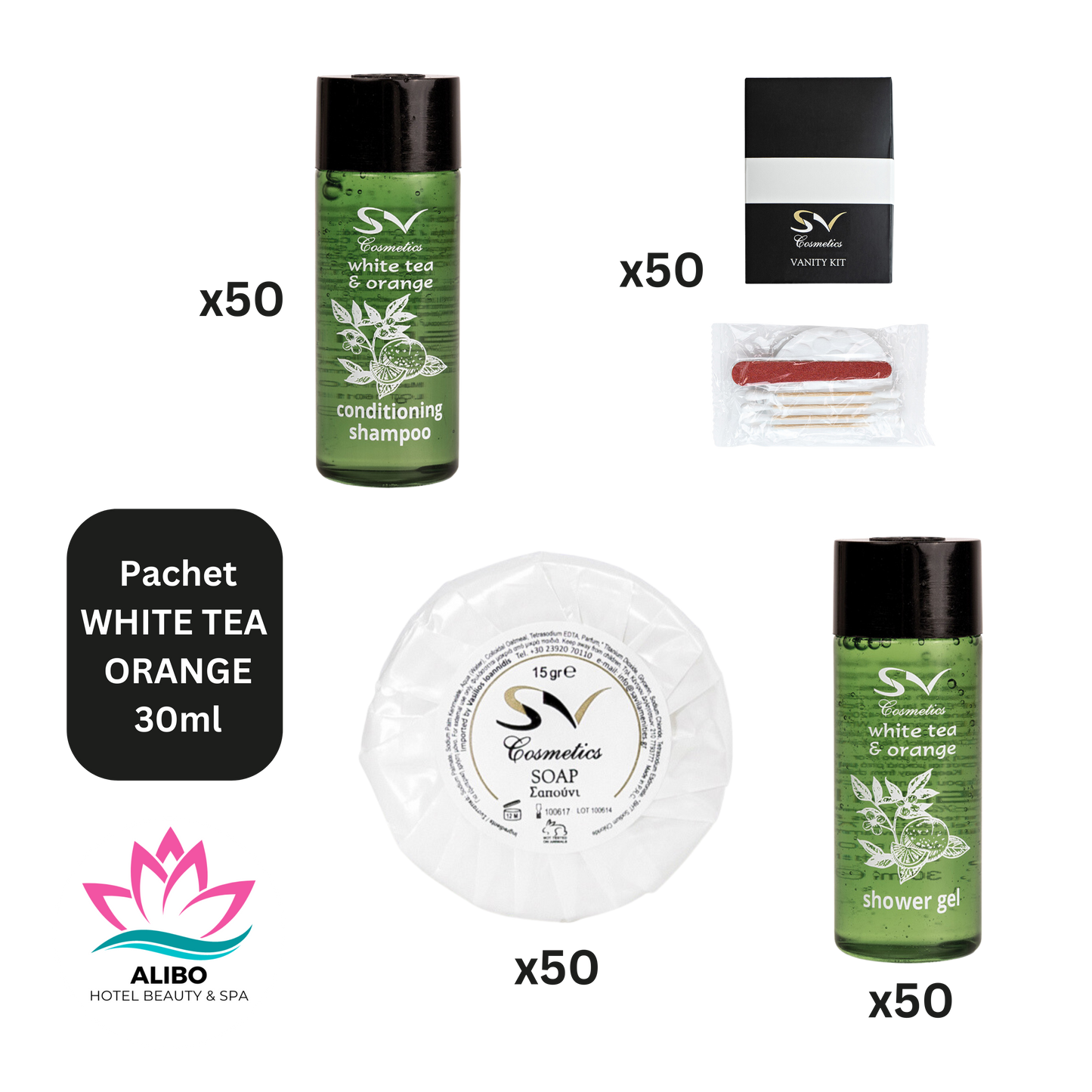 Pachet White Tea Orange 30ml