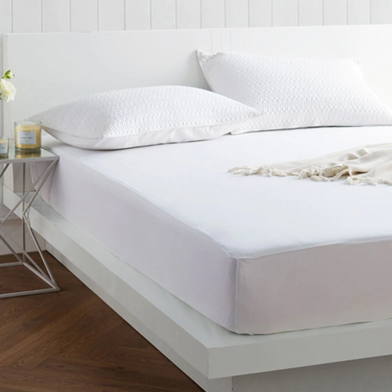 Set 10 Huse saltea 140x200cm impermeabile bumbac frotir Alb 10xPIFE140