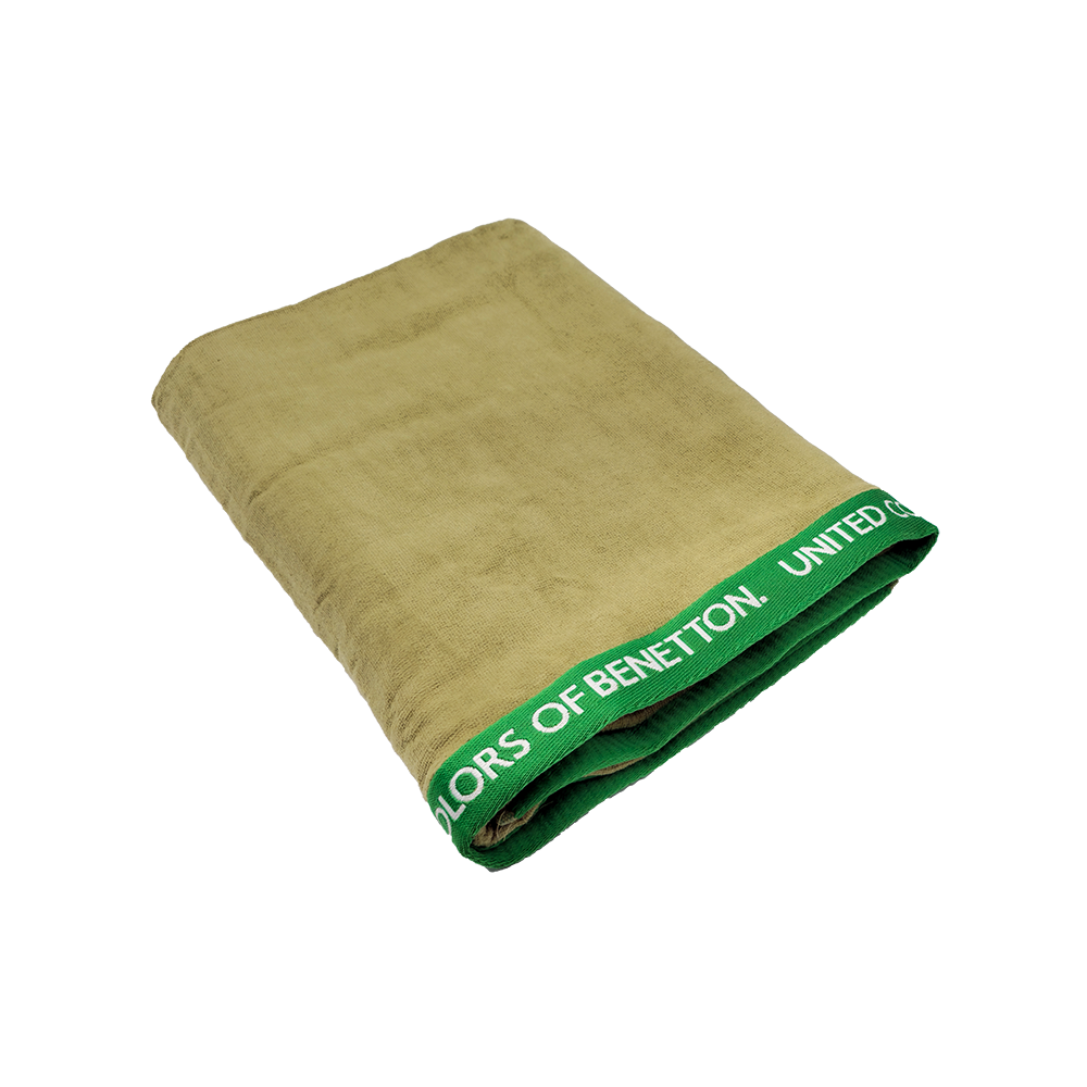 United Colors of Benetton Prosop Plaja 90x160 cm 100% Bumbac Khaki