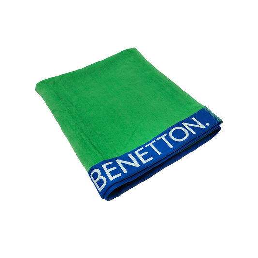 United Colors of Benetton Prosop Plaja 90x160 cm 100% Bumbac Verde V2